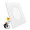 Luxrite 3-4 Inch Square LED Flush Mount & Recessed Light 5CCT 650LM Dimmable J-Box or 4 Recessed Housing LR24980 LR24981-1PK - alternate 1